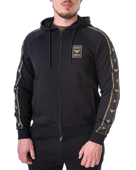 Толстовка спортивна чоловіча EMPORIO ARMANI (6G1MG6-1J07Z-0999/19-20) Чорний XXL