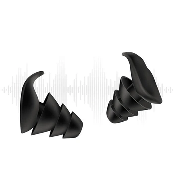 Беруши универсальные силиконовые YZEarplugs Black -Refurbished (12355y)
