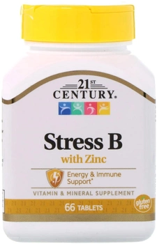 Витаминный комплекс 21st Century от стресса + Цинк 66 таблеток (740985223314)