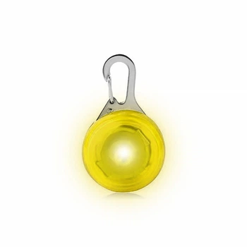 LED подвеска/фонарик Friend HY-0501 Yellow на ошейник для собак светящаяся мигающая