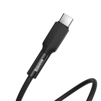 Кабель Baseus Silica Gel Cable USB For Type-C 1m Black (CATGJ-01)