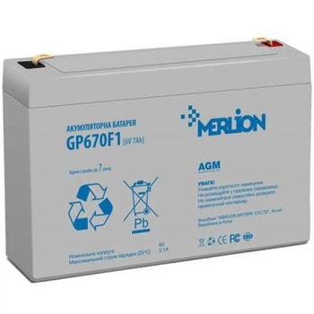 Батарея к ИБП Merlion 6V-7Ah (GP670F1)