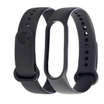 Силіконовий ремінець Anchor для Xiaomi Mi Band 5 / Mi Band 6 / Mi Band 7 Чорний КОД:29781
