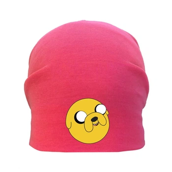 Шапка детская Время Приключений 004 (Adventure Time) розовая (ATR pnc 004) 54-56 см