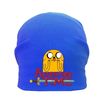 Шапка детская Время Приключений 005 (Adventure Time) синяя (ATR blu 005) 54-56 см