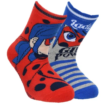 Носки махровые 2 пары Disney Miraculous Ladybug (Леди Баг и Супер-Кот) р 023/026 Разноцвет HS07411