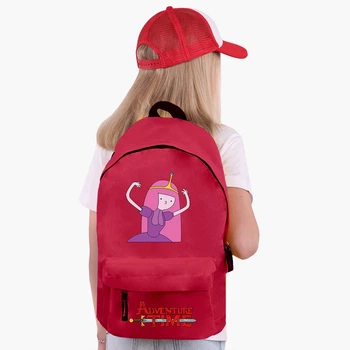 Рюкзак детский Время приключений Принцесса бубльгум (Adventure Time Princess Bubblegum) (9263-1576) 17 л Красный