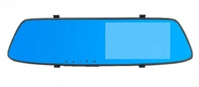 Автомобильный видеорегистратор зеркало Blackbox DVR 206 Super Slim FULL HD регистратор. Чёрный