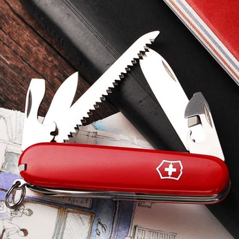 Складаний ніж Victorinox Hiker 1.4613 Швейцарський ніж Червоний