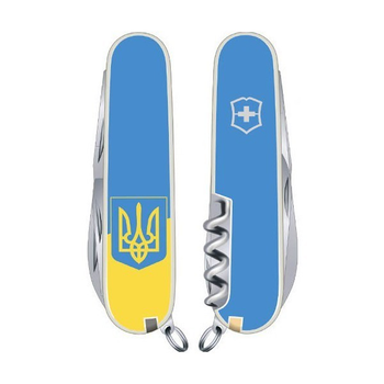 Складаний ніж Victorinox CLIMBER UKRAINE 1.3703.7R3 Прапор і Герб України Жовто Блакитний