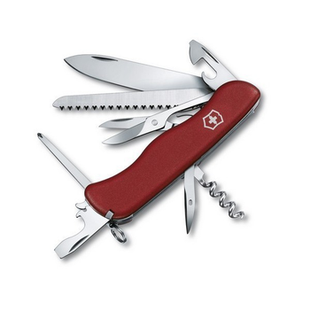 Складаний ніж Victorinox Outrider 0.9023 Викторинокс Швейцарія матовий Червоний