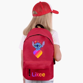 Рюкзак дитячий Лайк Стіч (Likee Stitch) (9263-1596) 17 л Червоний