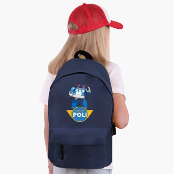 Рюкзак детский Робокар Поли (Robocar Poli) (9263-1620) 17 л Темно-синий