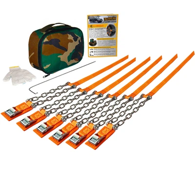Браслеты цепи противоскольжения Легковые AutoBraslet R12-R17 6 шт (2-06)
