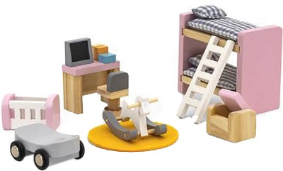 Деревянная мебель для кукол Viga Toys PolarB Детская комната (44036)