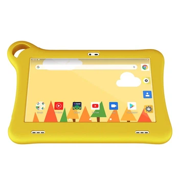 Планшетный ПК Alcatel TKEE Mini 7" 8052 Yellow (8052-2BALUA4); 7" (1024x600) TN / MediaTek MT8167D / ОЗУ 1.5 ГБ / 16 ГБ встроенной + microSD до 128 ГБ / камера 2 Мп + 2 Мп / Wi-Fi, Bluetooth / Android 9.0 (Pie) / 205 x 145.5 x 17.5 мм, 268 г / 2580 mAh /