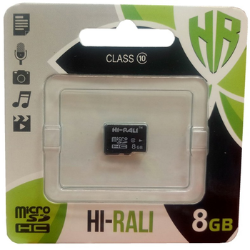 Hi-Rali 8 GB Micro SDHC HI-8GBSDCL 10-00 без адаптера Карта памяти Class 10