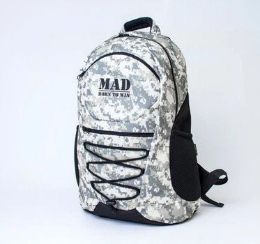 Спортивний міський рюкзак з текстилю Mad ACTIVE 25L Камуфляж (24676)