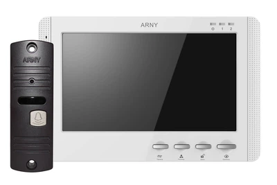 Комплект видеодомофона Arny AVD-7905 White/AVP-05Brown