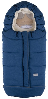 Зимовий конверт Nuvita Cuccioli Junior 9605 100 см Джинс із бежевим (5350555010326)