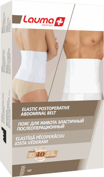 Пояс еластичний післяопераційний Lauma Medical для живота р.2 мод. 107 Білий 1 шт (843415)