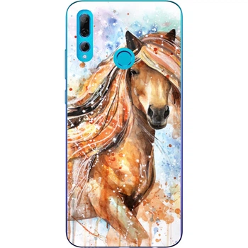 Бампер силиконовый чехол Amstel для Huawei P Smart Plus 2019 с картинкой Конь