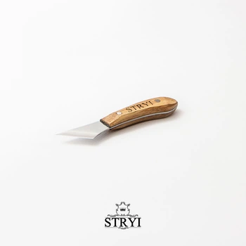 Нож-косяк 30°, 40мм STRYI Profi для резьбы по дереву, арт. 183040