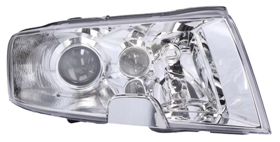 Фара права штатна Skoda SuperB I (B5, 3U4) 2001 - 2008, електр., хром, накладка, з коректором, без ламп, блоку і форсунка омивача, (Depo, 665-1109RMLEHMF) - шт.