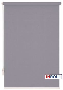 Ролета тканинна INROLL Есо-Mini 32,5х165 см Len Сірий 7436