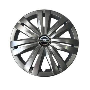 Автомобильные колпаки SKS 501 R17 4 шт Серебристые (с логотипом Nissan)