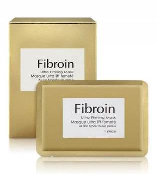 Шелковая ультра подтягивающая маска для лица Fibroin Золотая