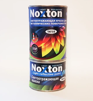 Фарба світловідбиваюча NOXTON FOR METAL LIGHT-REFLECTIVE для металевих поверхонь Біла з білим відображенням 1 л