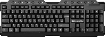 Клавіатура бездротова Defender Element HB-195 Black (45195)