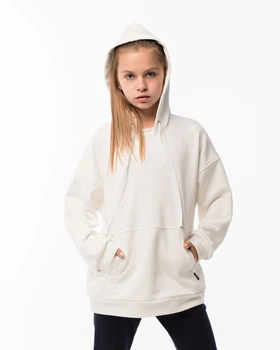 Худи для девочки OVERSIZE шампань ТШФ-157 DM SASHKA 134 р.