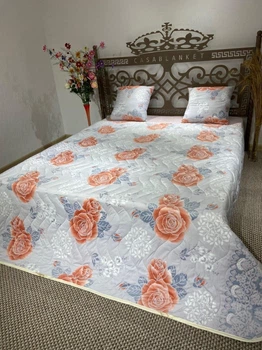 Покрывало Casablanket Барнаут с подушками 210X230см Серый с оранжевым