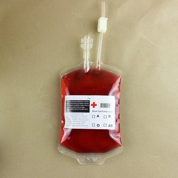 Пакет для напитков на праздник и вечеринки Blood Pack 300 мл 2 шт