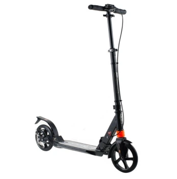 Городской самокат складной двухколесный Scooter 001PX амортизаторы черный