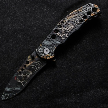 Карманный нож Azrael OD215 (Black with yellow)