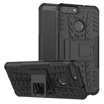 Чехол Armor для Huawei P Smart / FIG-LX1 / FIG-LA1 бампер противоударный Black