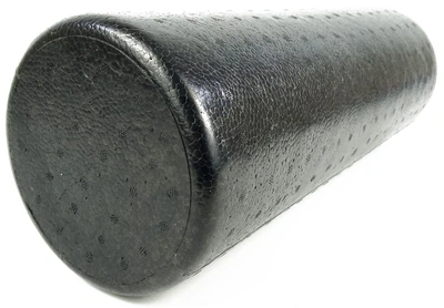 Массажный ролик YogaLife EPP Roller 45 см черный (лёгкий роллер-валик для йоги, массажер для спины, ног, рук, шеи) YL-EPP45BK