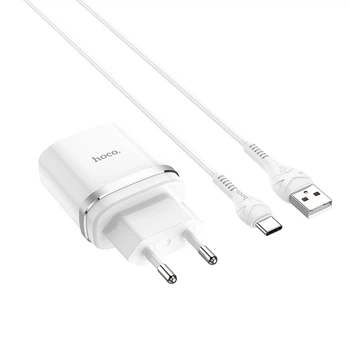 Зарядное устройство Hoco C12Q QC3.0 18W Type-C White