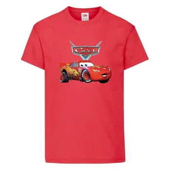 Футболка дитяча ТАЧКИ 008 (CARS) червона (CAR rd 008) 104 см