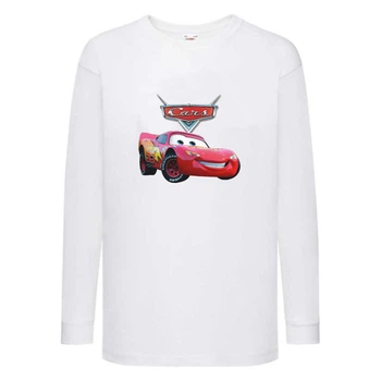 Лонгслів реглан ТАЧКИ 001 (CARS) білий (CRS wh 001) 116 см