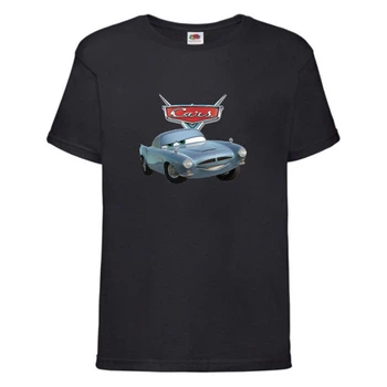 Футболка детская ТАЧКИ 0011 (CARS) черная (CAR blc 0011) 128 см