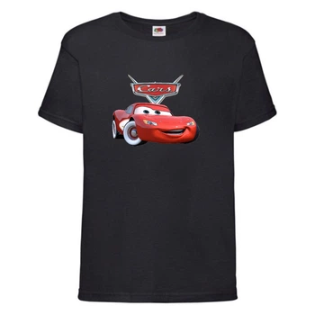 Футболка дитяча ТАЧКИ 009 (CARS) чорна (CAR blc 009) 104 см