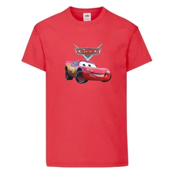 Футболка детская ТАЧКИ 001 (CARS) красная (CAR rd 001) 116 см