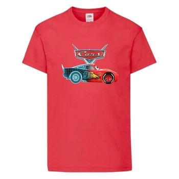 Футболка дитяча ТАЧКИ 006 (CARS) червона (CAR rd 006) 128 см