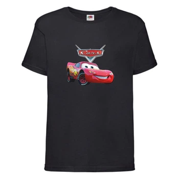 Футболка детская ТАЧКИ 001 (CARS) черная (CAR blc 001) 116 см