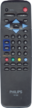 Пульт для телевізорів PHILIPS RC-7959 [TV] - 238
