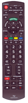 Пульт для телевизоров PANASONIC N2QAYB000399 VIERA [PLASMA, LCD TV] - 1573
